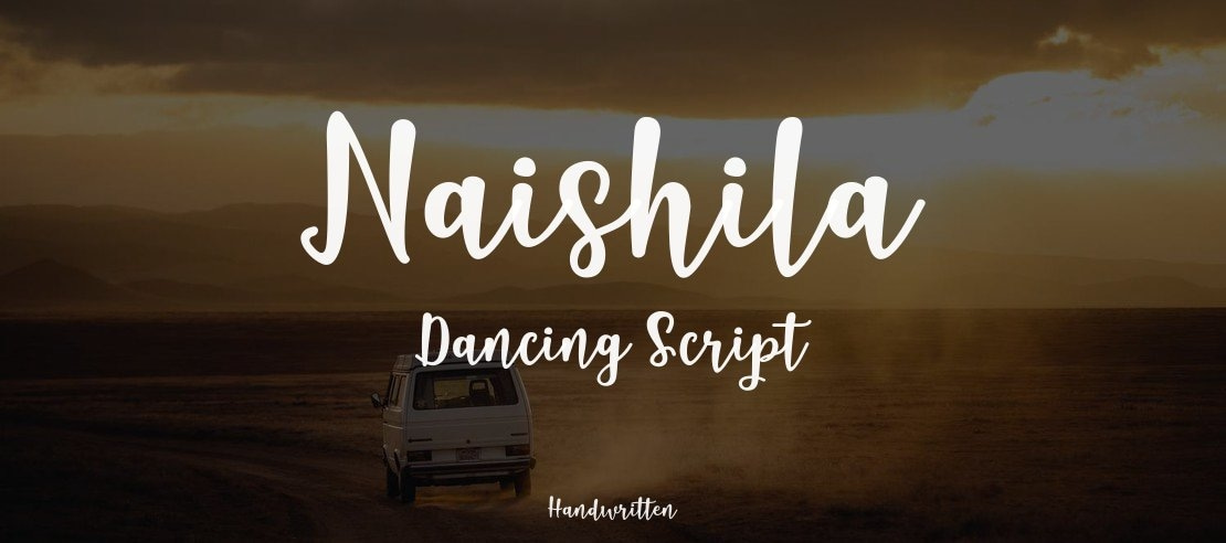 Naishila Dancing Script Font
