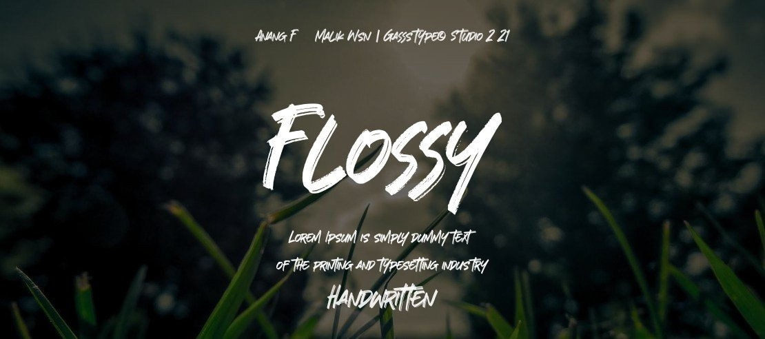 Flossy Font