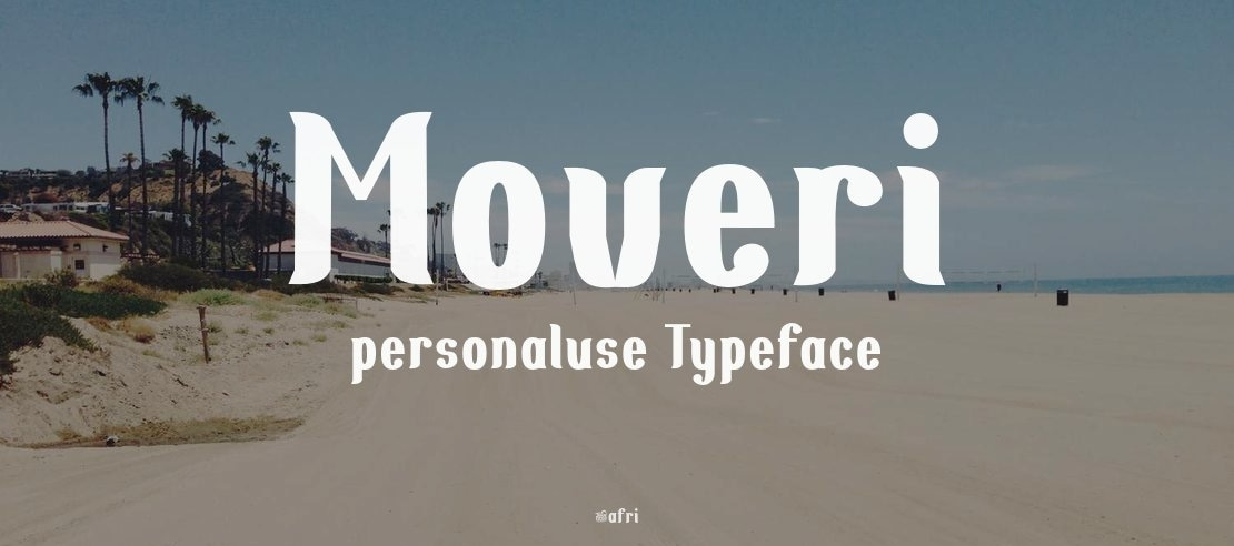 Moveri personaluse Font Family