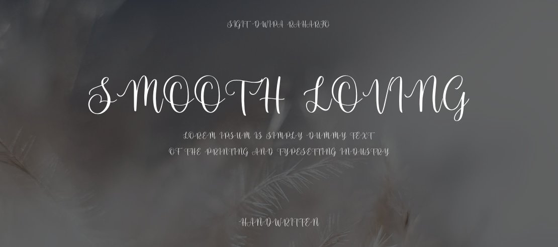 Smooth Loving Font