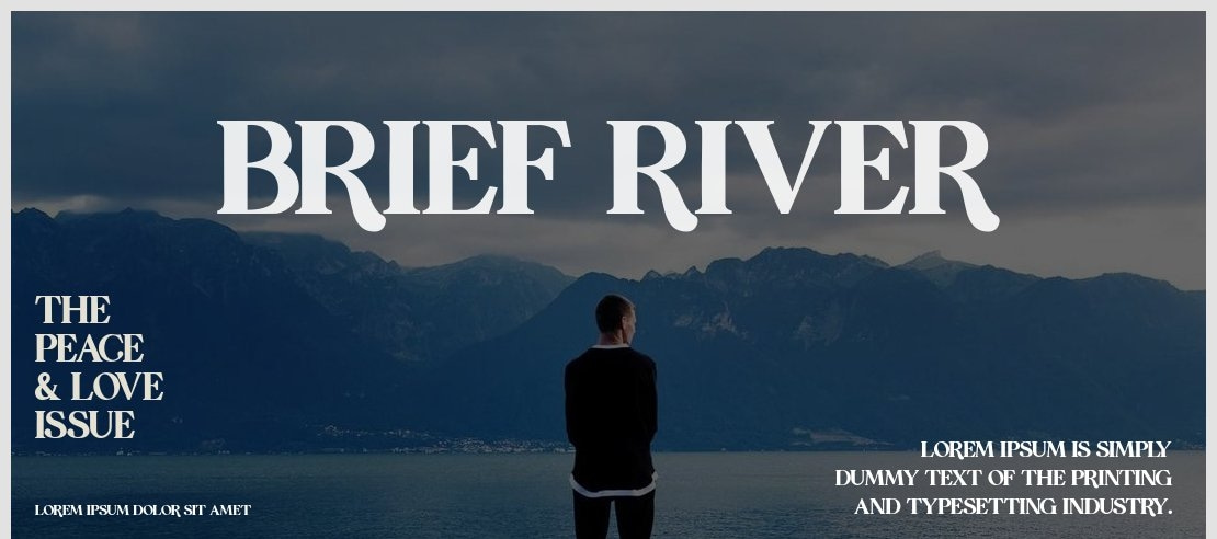 Brief River Font