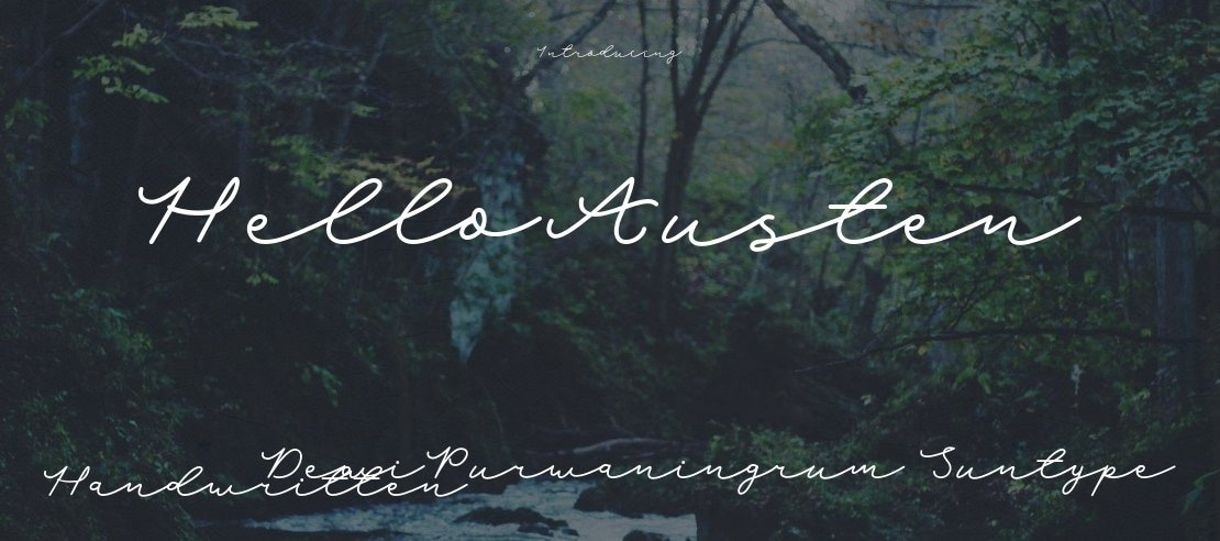 Hello Austen Font