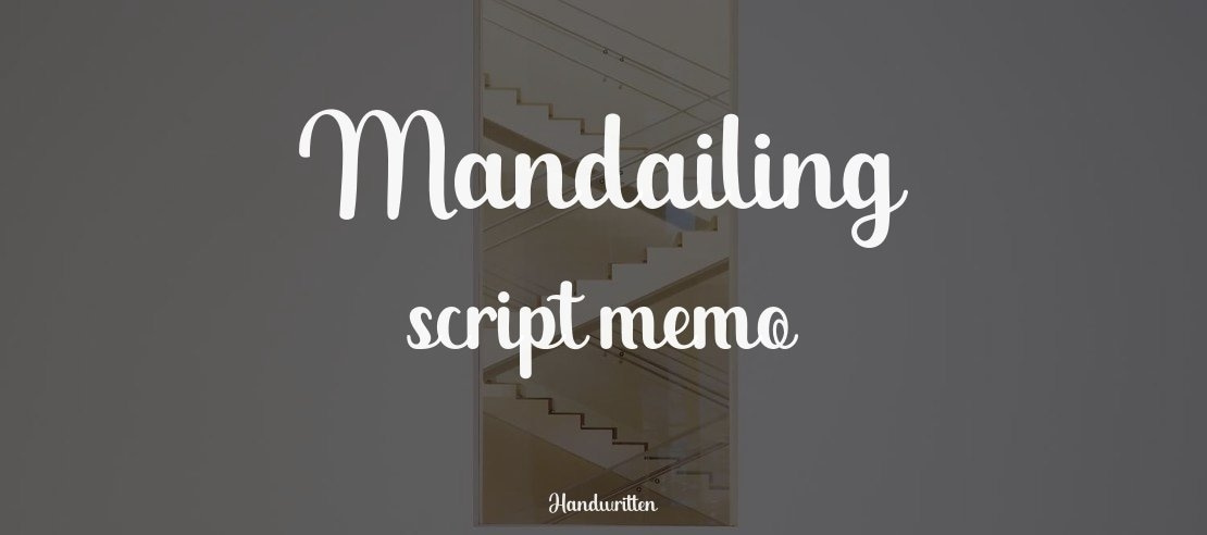 Mandailing script memo Font