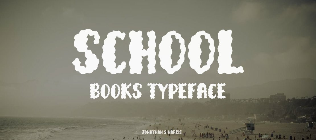 School Books Font