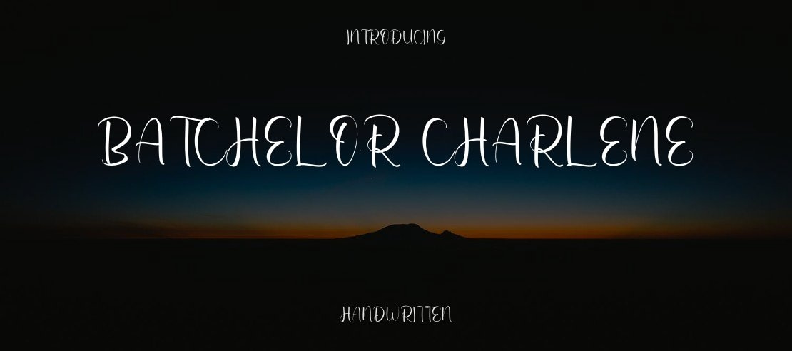 Batchelor Charlene Font