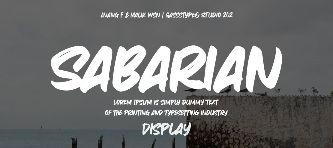 Sabarian Font