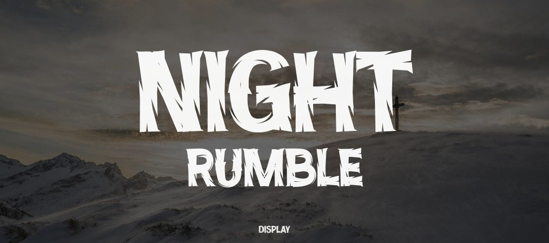 Night Rumble Font