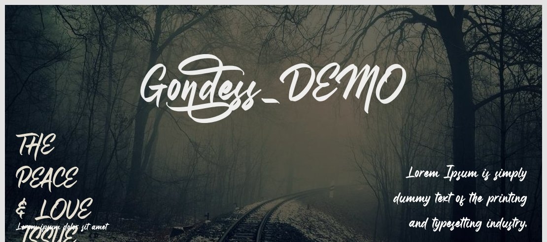 Gondess_DEMO Font