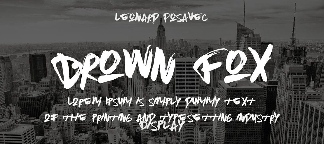Brown Fox Font