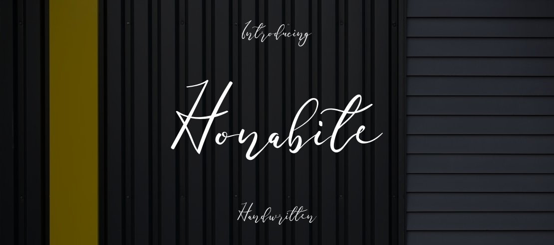 Honabite Font