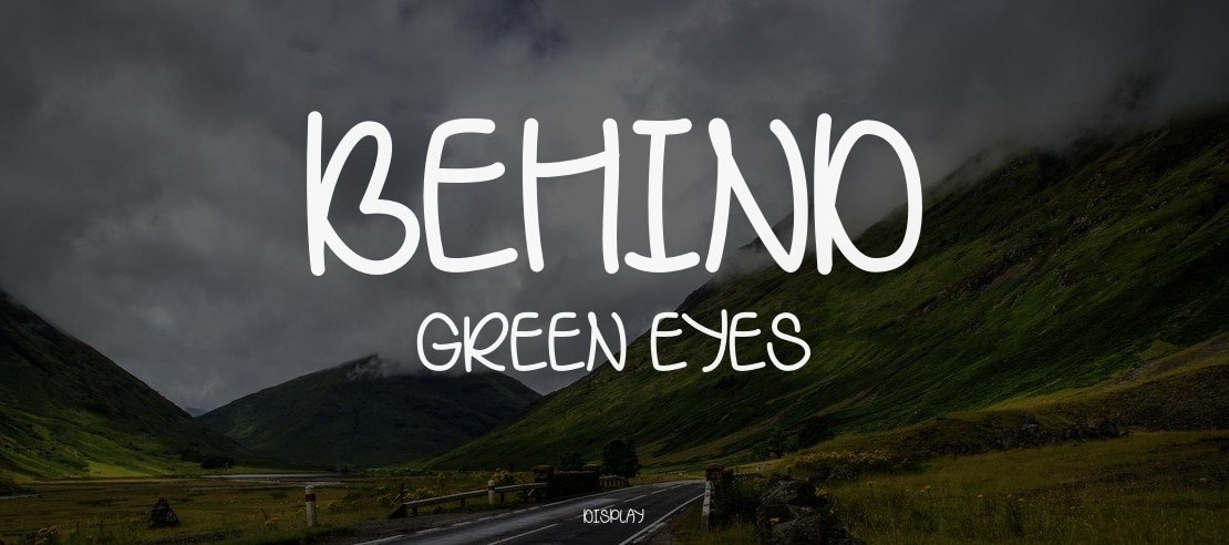Behind Green Eyes Font