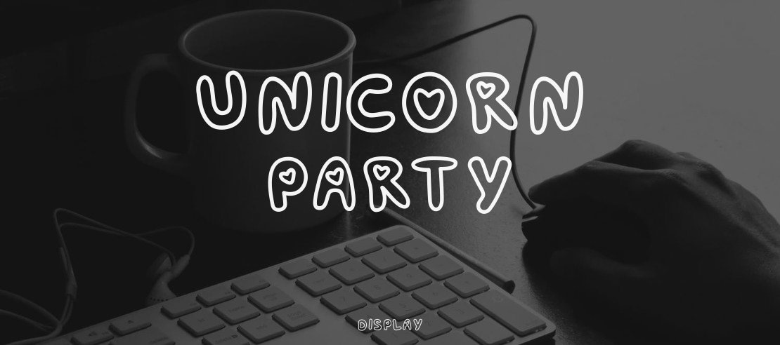 unicorn party Font