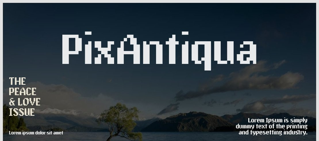 PixAntiqua Font