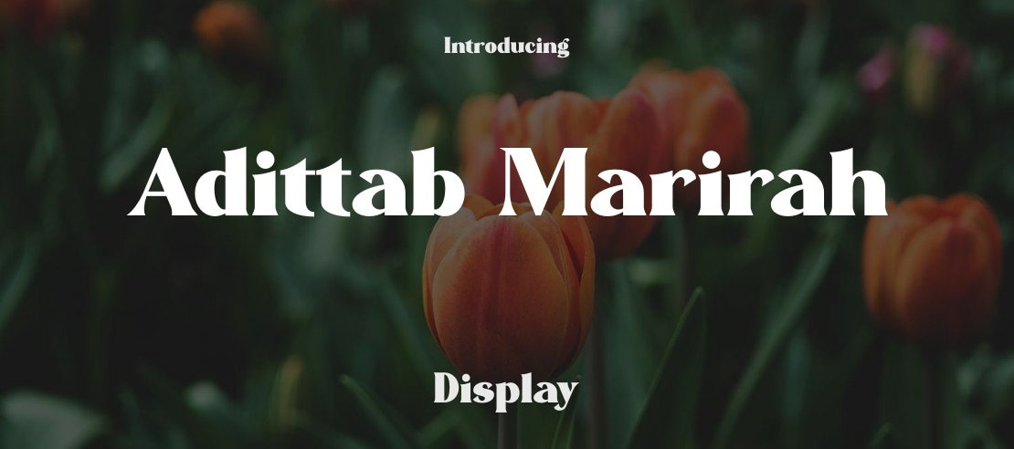 Adittab Marirah Font