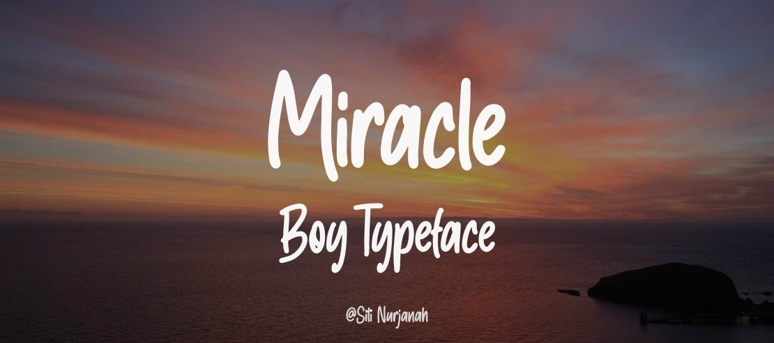 Miracle Boy Font