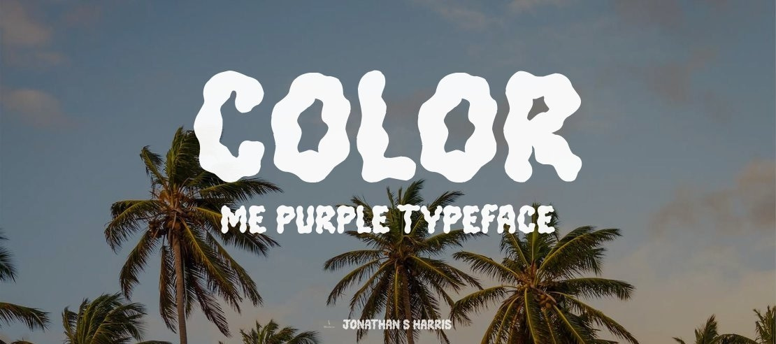 Color Me Purple Font
