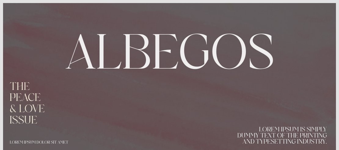 Albegos Font