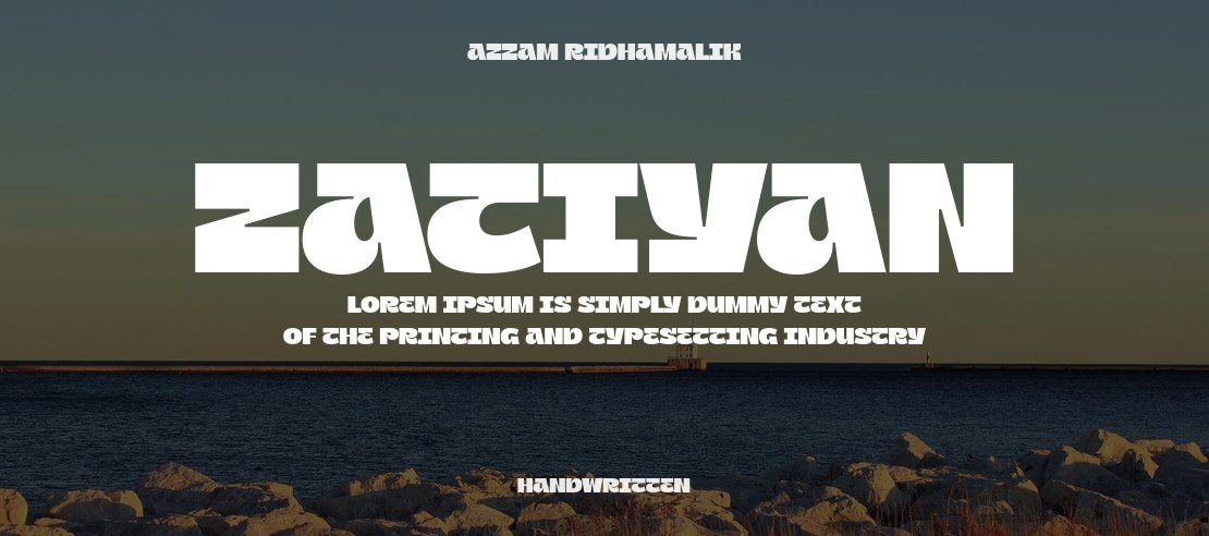 Zatiyan Font