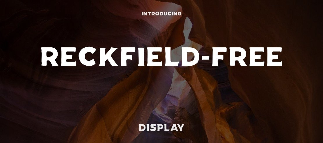 RECKFIELD-Free Font