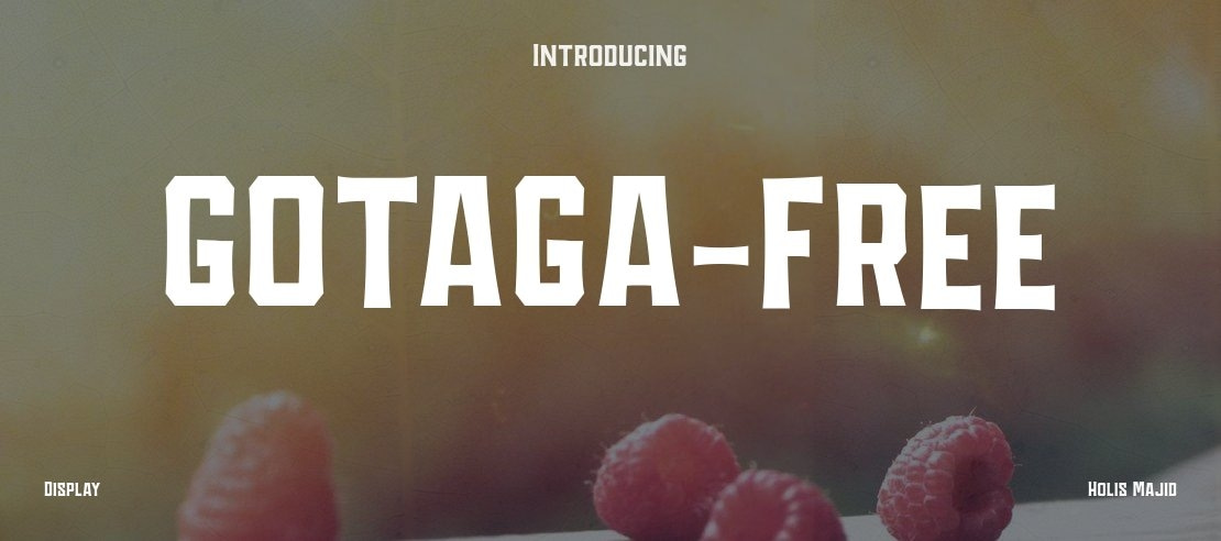 GOTAGA-Free Font