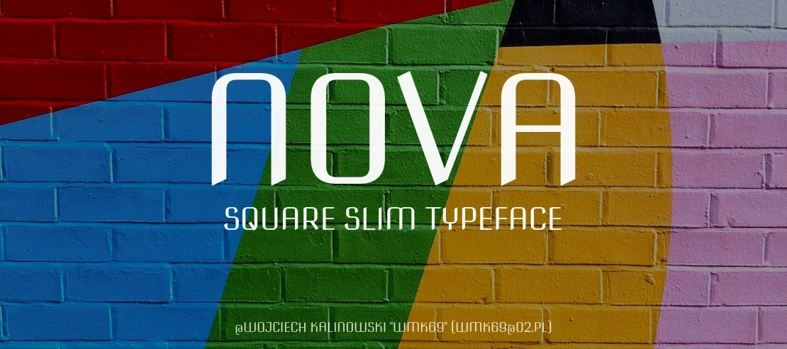 Nova Square Slim Font Family