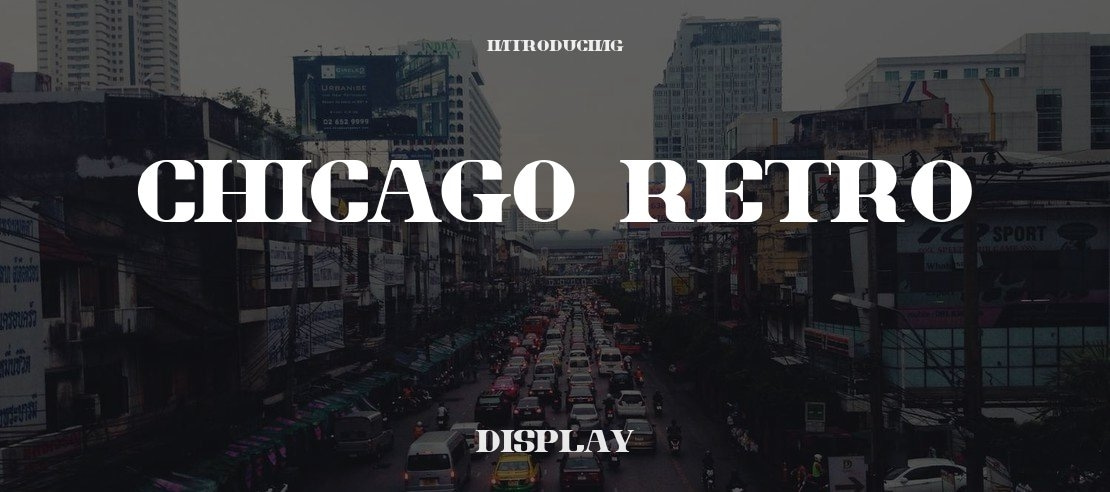 Chicago Retro Font