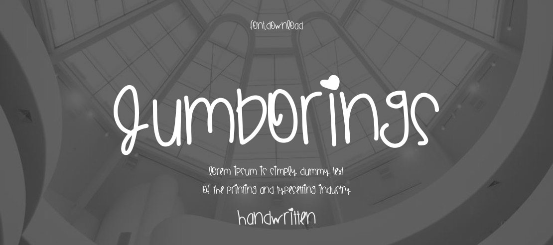 JumboRings Font