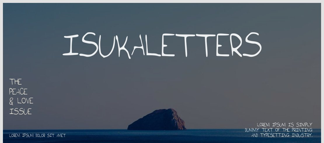 IsukaLetters Font