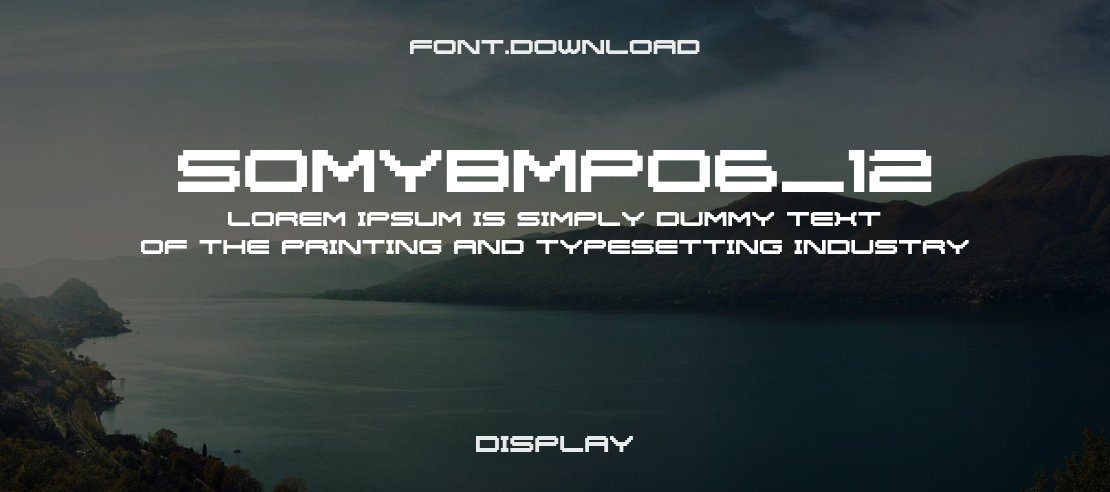 somybmp06_12 Font