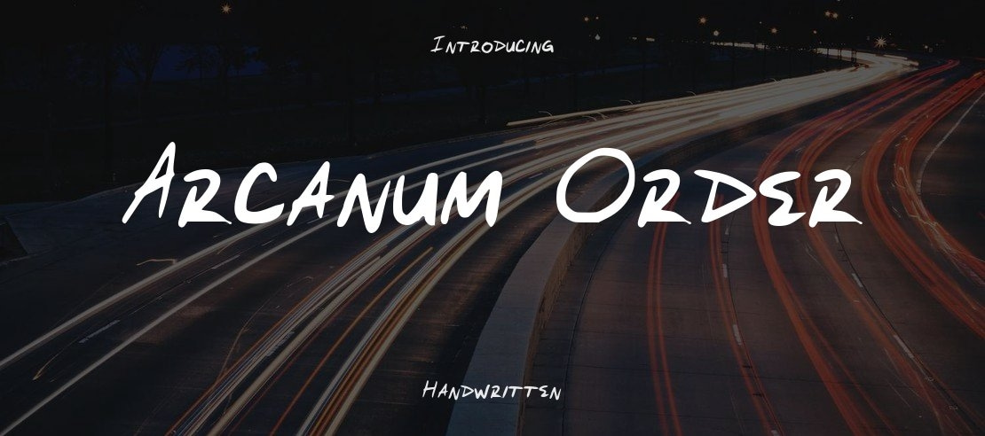 Arcanum_Order Font