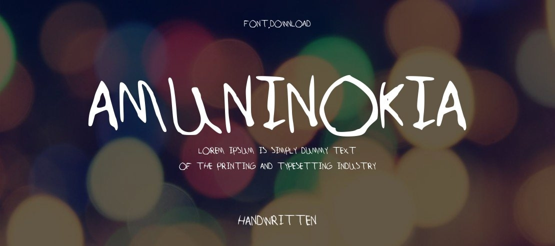 amuninokia Font