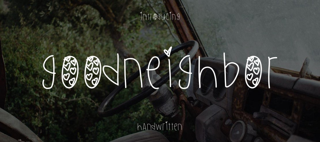 GoodNeighbor Font