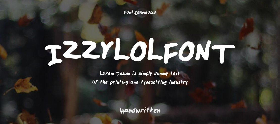 IZZYLOLFONT Font