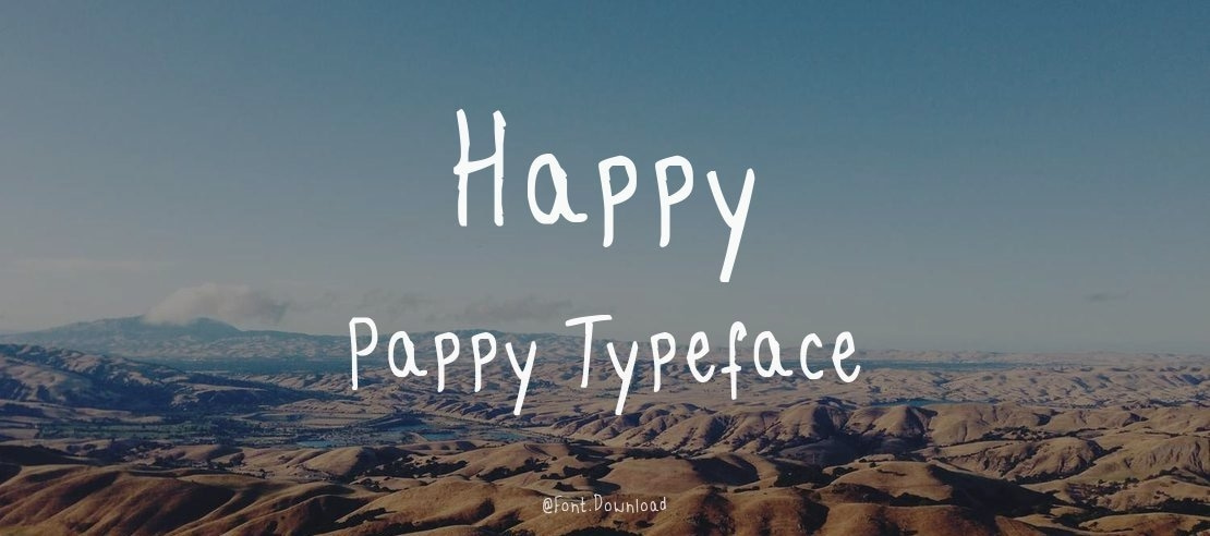 Happy Pappy Font