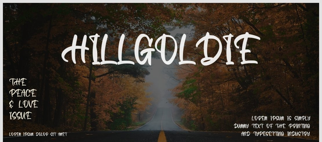 Hillgoldie Font