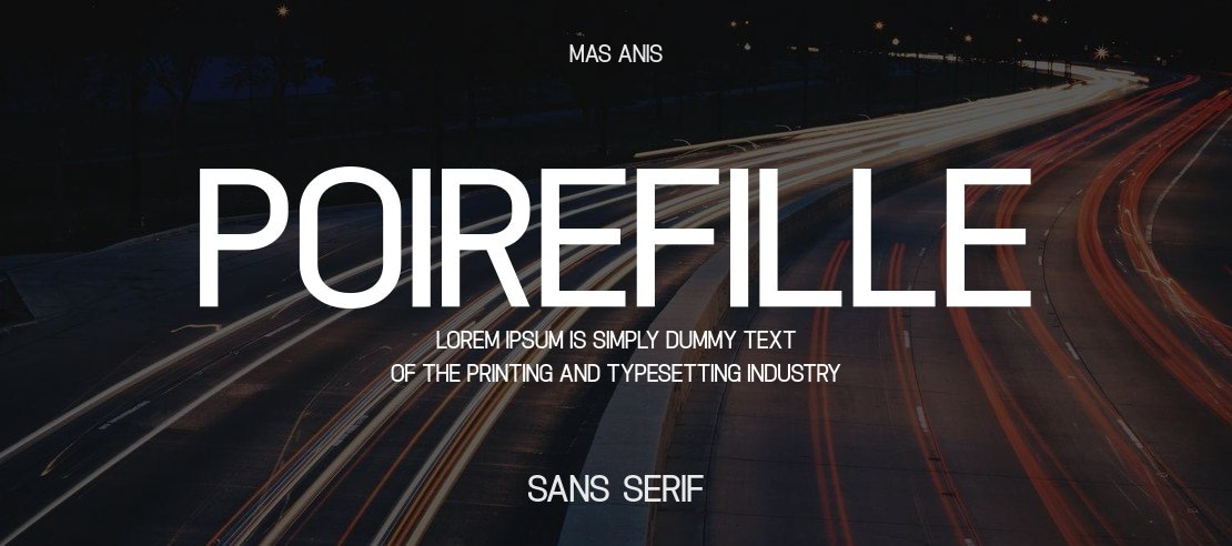 Poirefille Font