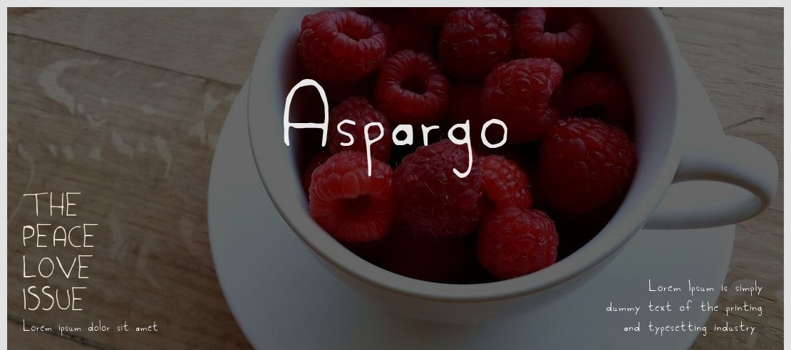 Aspargo Font