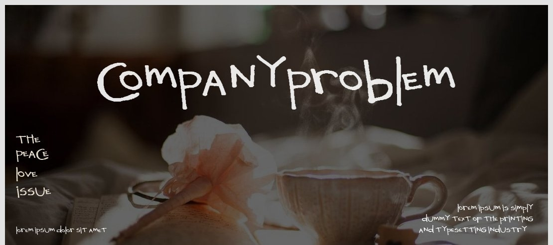 CompanyProblem Font