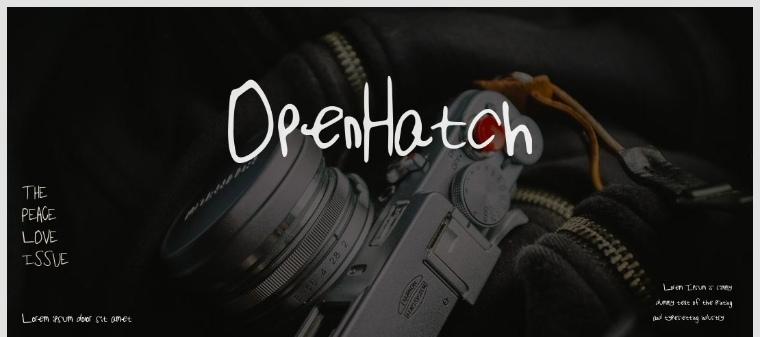 OpenHatch Font