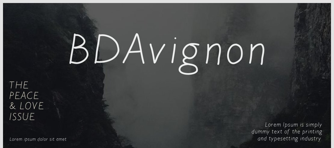 BDAvignon Font