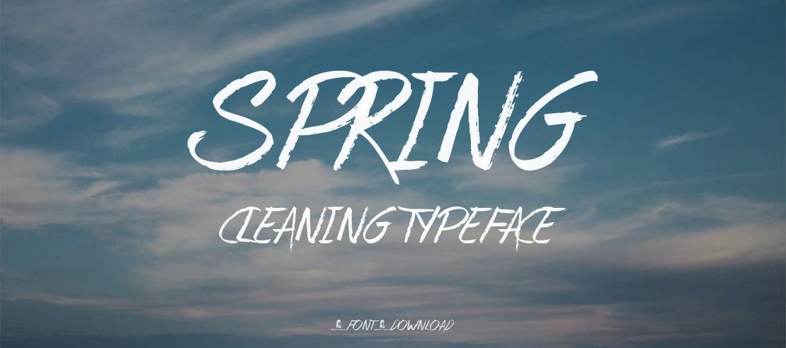 Spring Cleaning Font