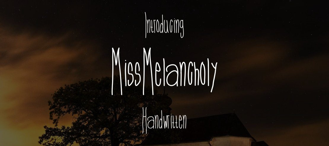 MissMelancholy Font