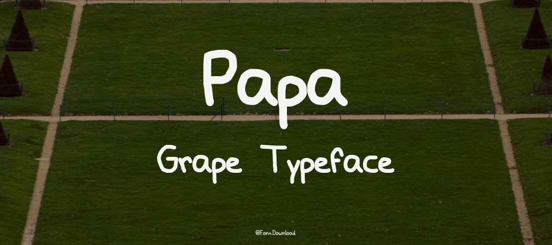 Papa Grape Font