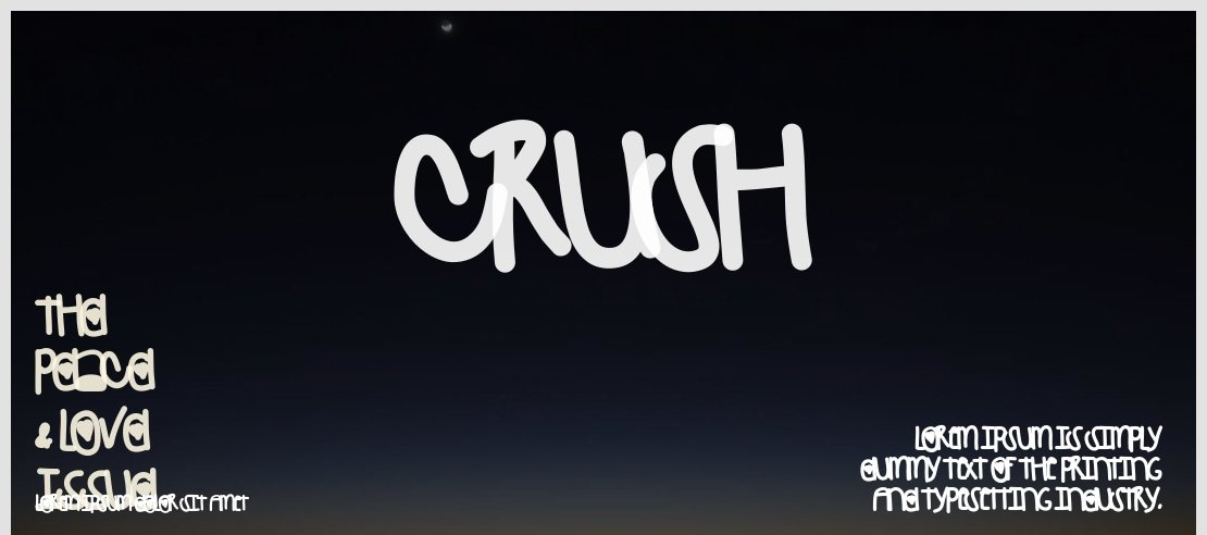 Crush Font