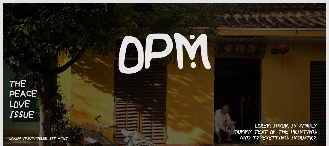 OPM Font