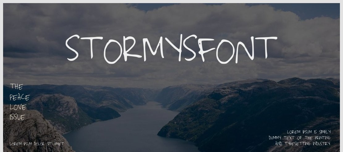 StormysFont Font