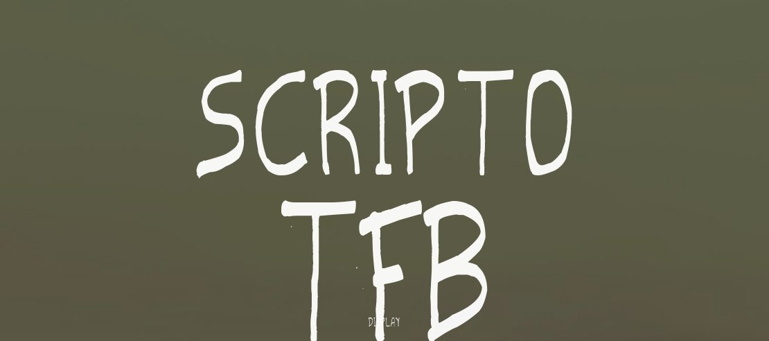 scripto tfb Font