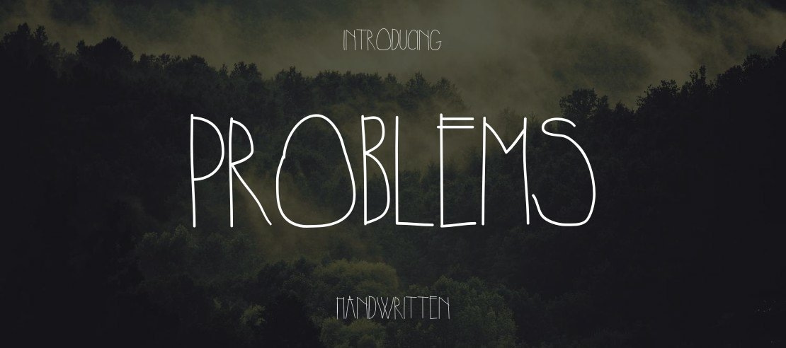 Problems Font