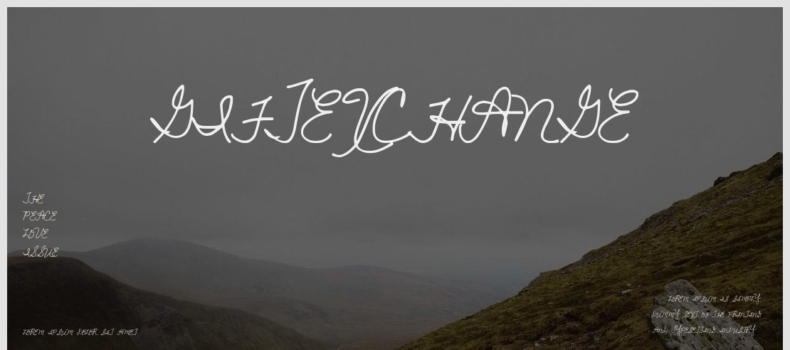 GiftExchange Font