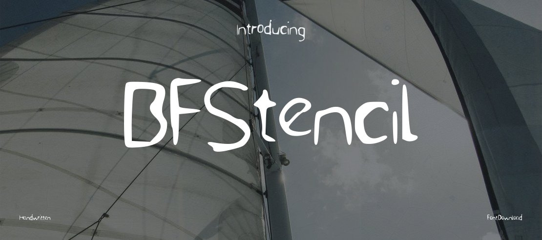 BFStencil Font
